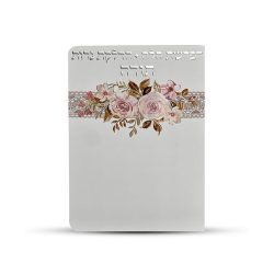 ⁦הפרשת חלה נרות תודה דגם שושנים תחרה⁩ – תמונה ⁦2⁩