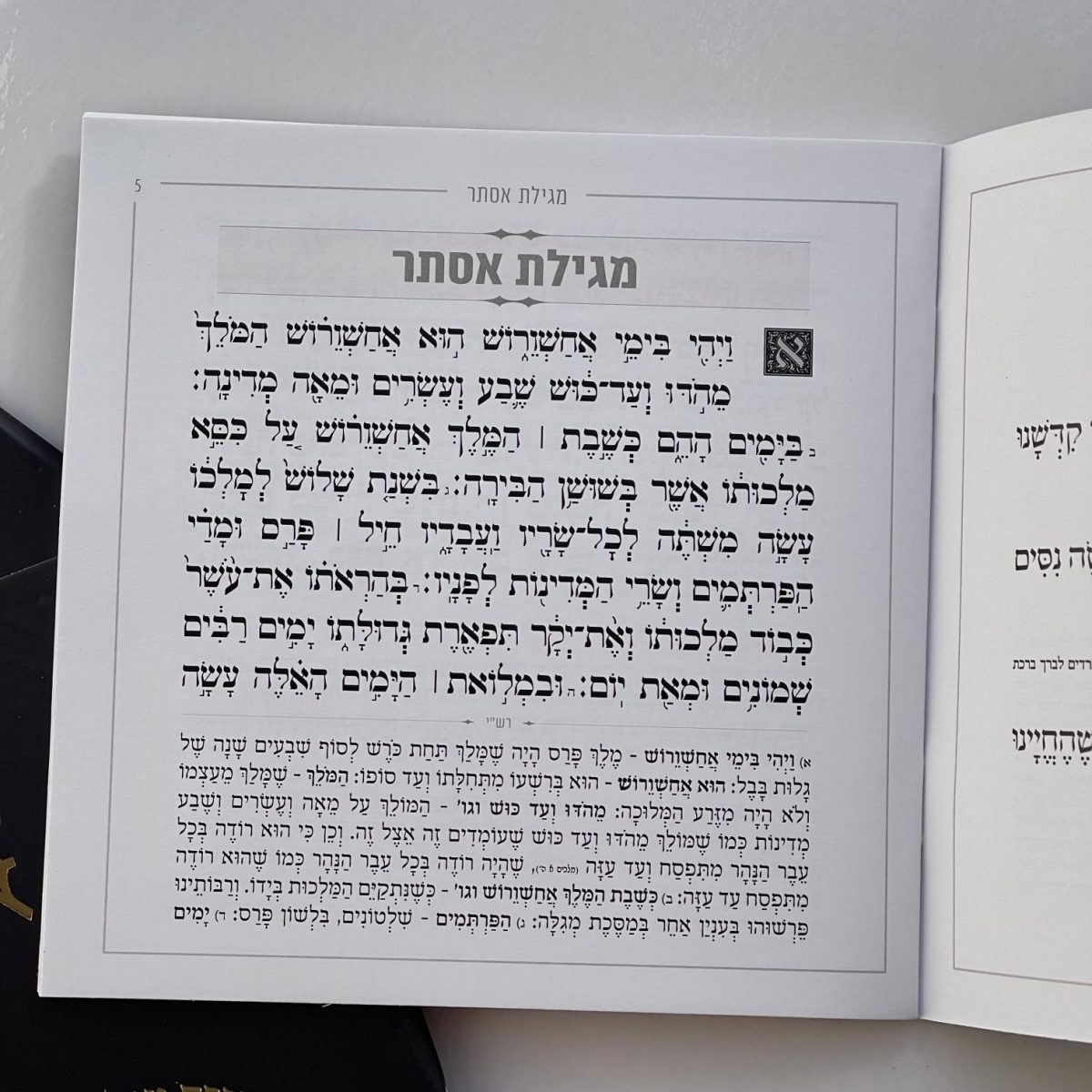 ⁦מגילת אסתר - דגם ברקים⁩ – תמונה ⁦4⁩