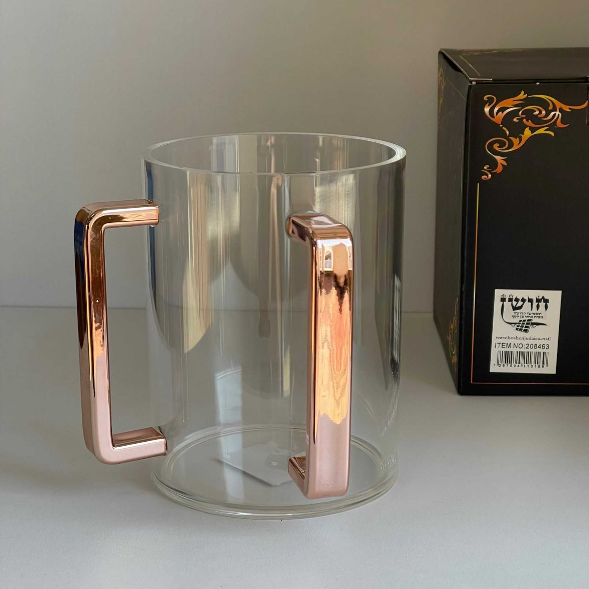 ⁦נטלה אקרילית צבע רוז גולד⁩ – תמונה ⁦1⁩