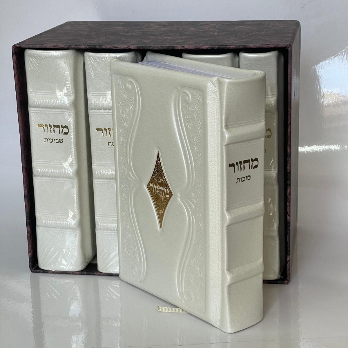 ⁦סט מחזורים מהודר מעור אמיתי⁩ – תמונה ⁦1⁩