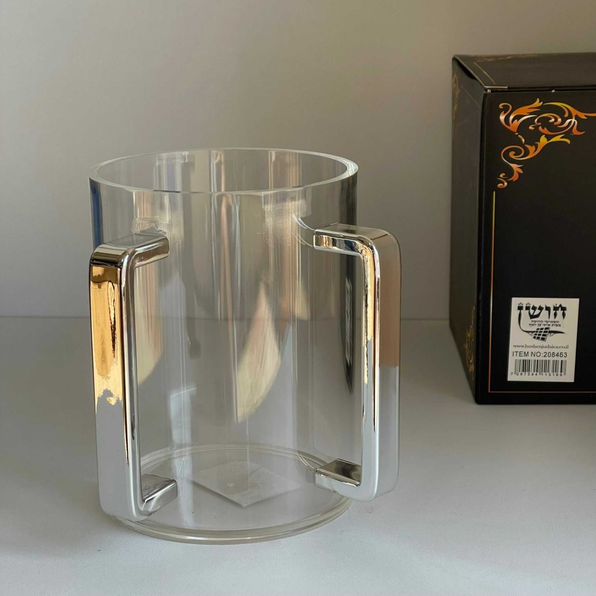 ⁦נטלה אקרילית צבע כסף⁩ – תמונה ⁦1⁩