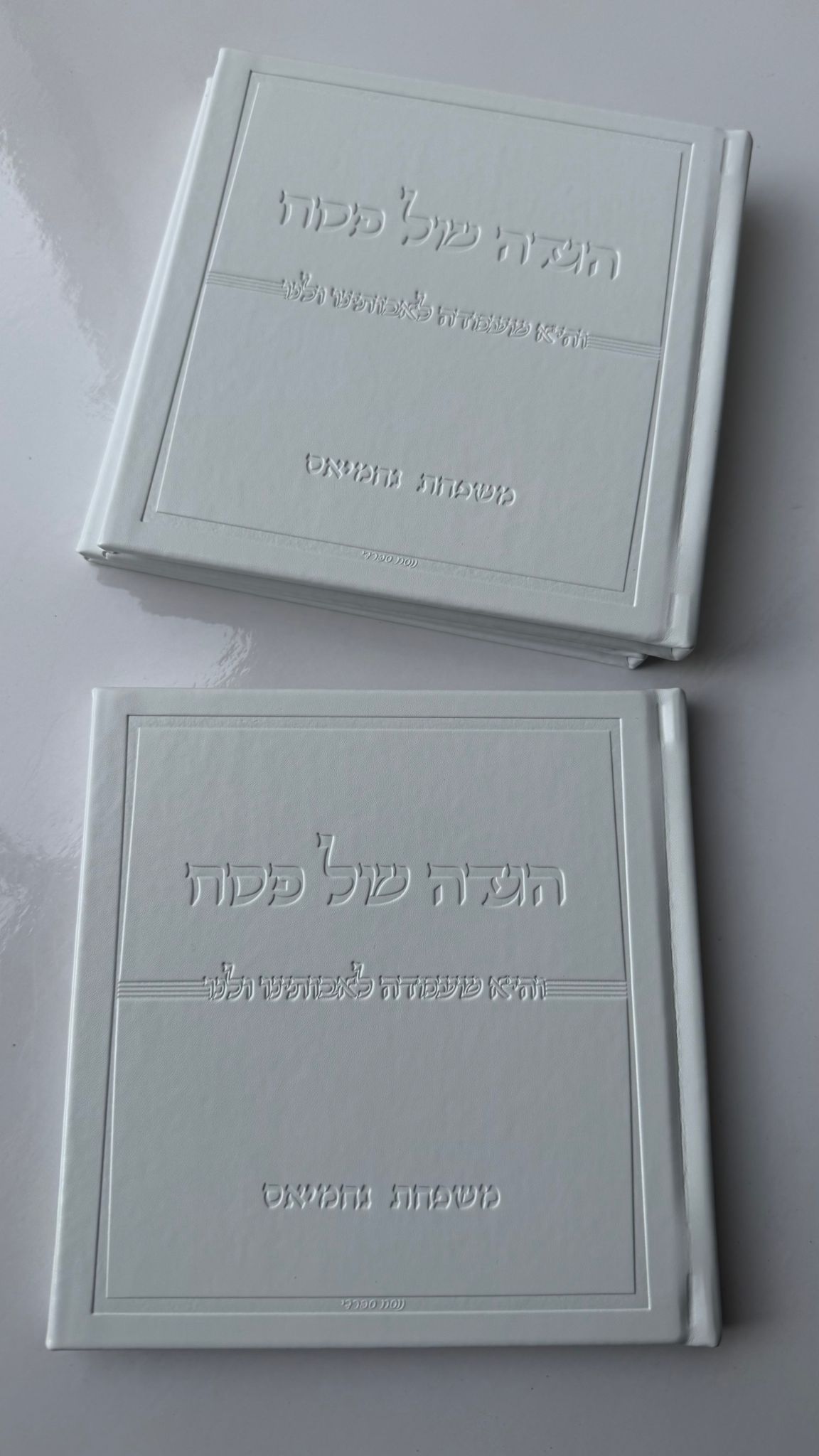 216a2dad0951b3bdedcef716d3f9d0a0.jpeg הגדה דמוי עור מפוארת כולל הטבעת שם – תמונה 1